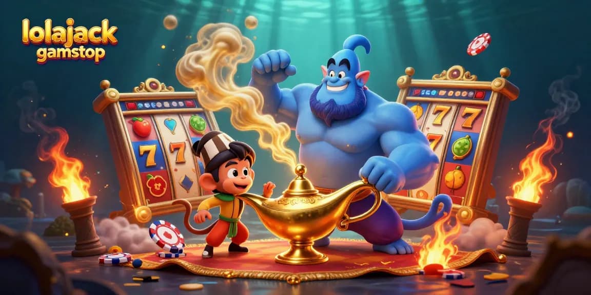 Experience thrilling gameplay at lolajack casino gamstop with captivating 3D illustration featuring big bonuses.