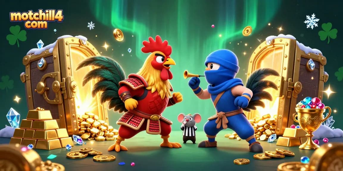 Engage with the thrilling action of motchill4 com as roosters face off in a vibrant gambling arena.