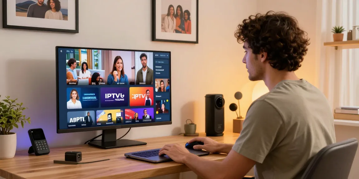 IPTV reseller providing trusted local services in a professional office space.