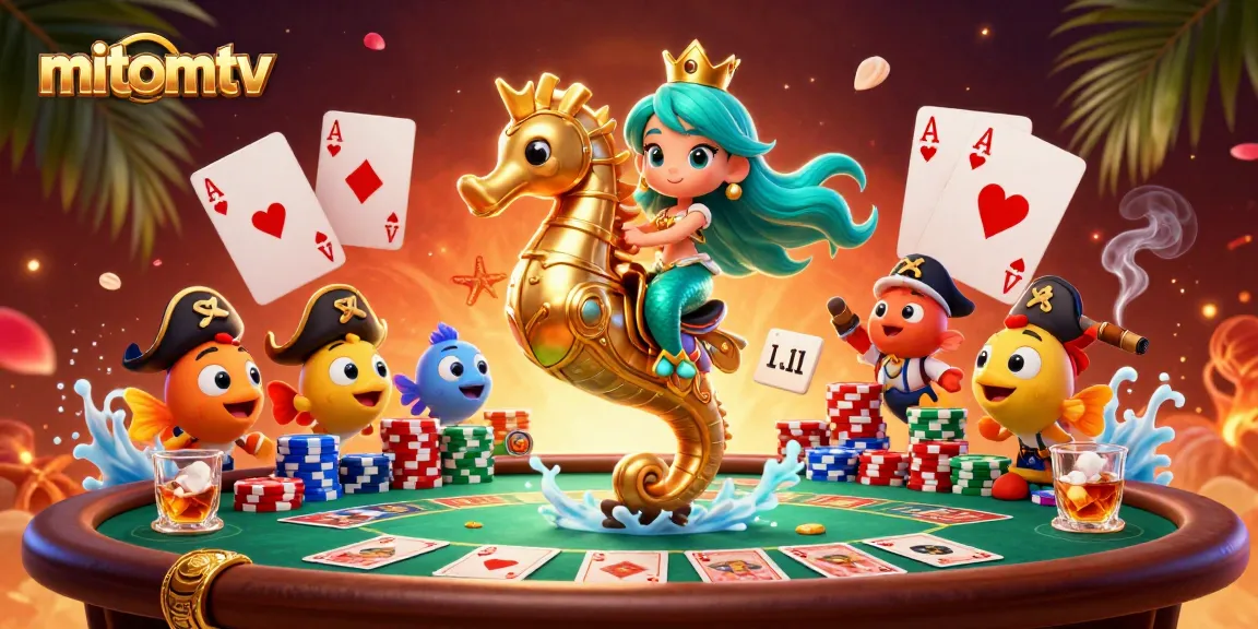 Experience betting excitement with MitomTV in ultra HD amidst a thrilling gaming atmosphere.