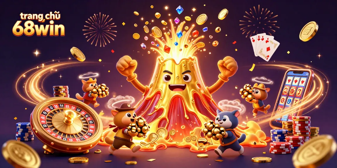 Engage with the exciting world of trang chủ 68win, featuring thrilling casino elements and golden treasures.