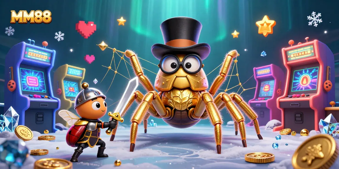 Experience thrilling gameplay at MM88 with vibrant casino elements and engaging characters.