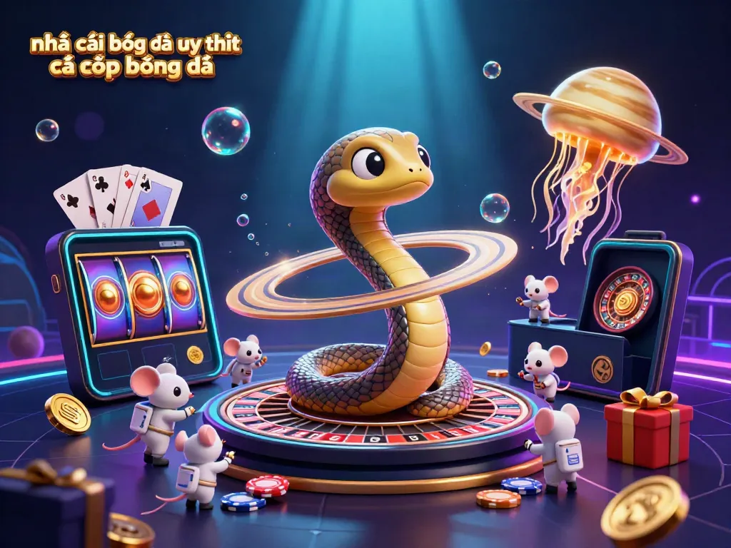 Experience the thrill of nhà cái bóng đá uy tín cá cược bóng đá with a vibrant 3D casino illustration.