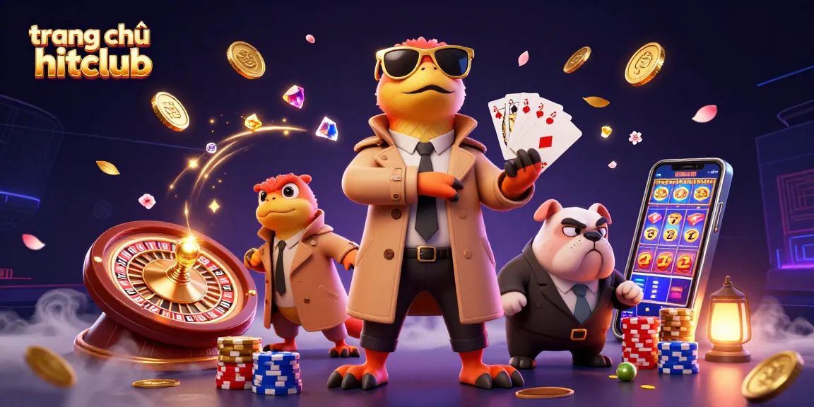 Experience excitement at trang chủ hitclub with playful raptors entering a VIP casino lounge.