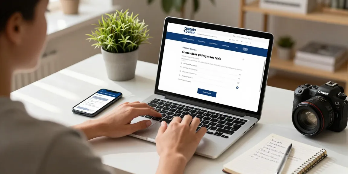 Secure ordering process for clone cards UK in a modern home office.