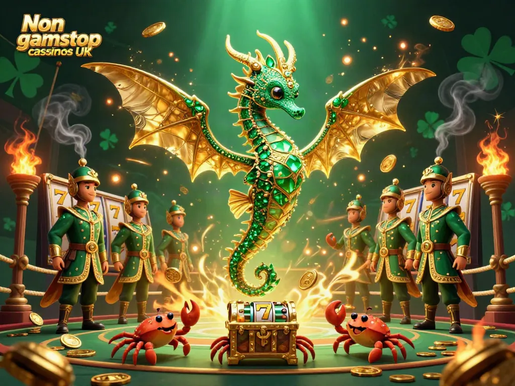Experience the excitement of Non gamstop casinos UK with vibrant characters and dramatic gaming elements.