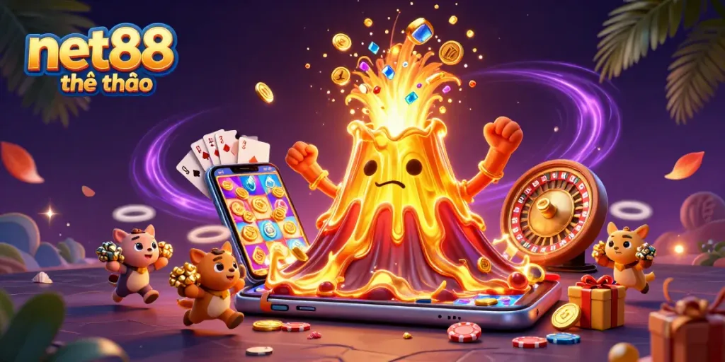 Experience thrilling moments with net88 thể thao, immersed in a vibrant 3D gaming adventure.