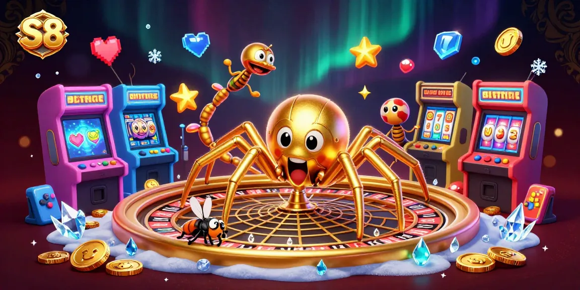 Bet on S8 for a chance to win as a fly nervously anticipates the roulette wheel spin.