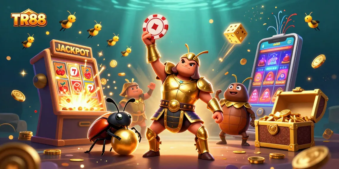 Win big with TR88 casino games featuring vibrant characters and jackpot excitement.
